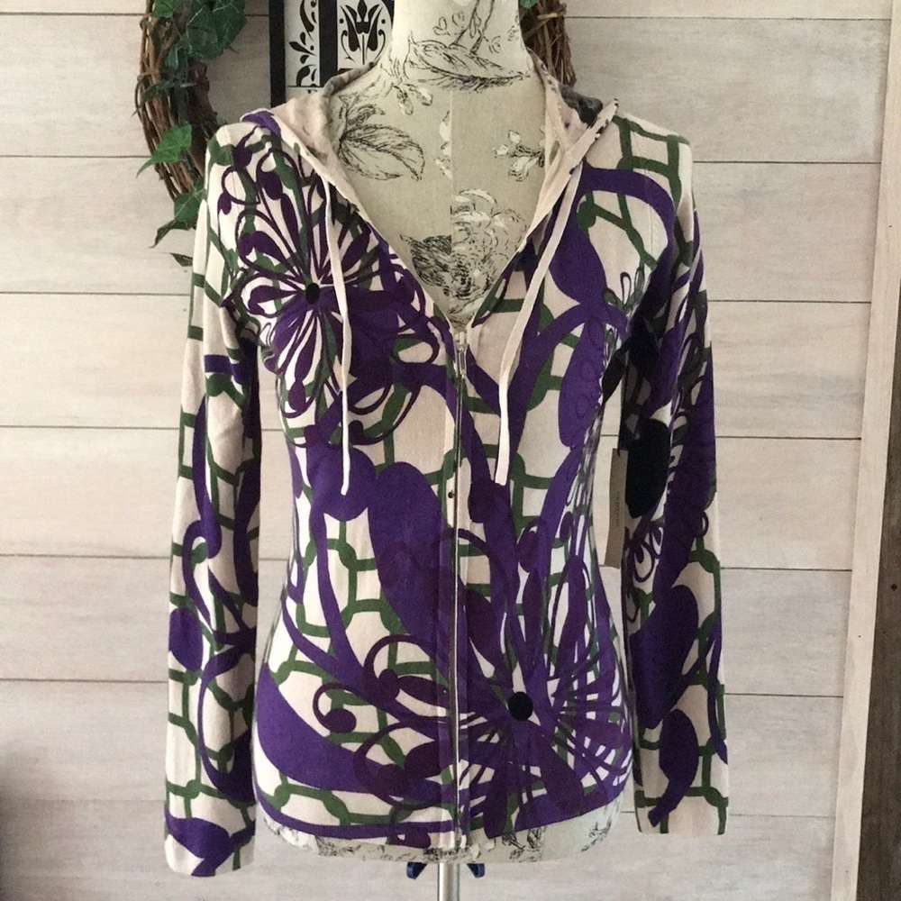 🆕 Vertigo Purple Hooded Sweater M